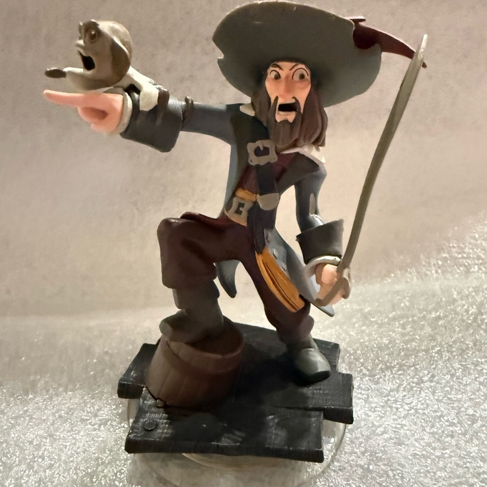 Disney Infinity 1.0 Captain Hector Barbossa Character Figure 2013 Preowned